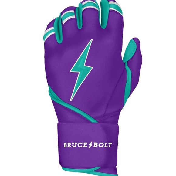 Bruce Bolt Batting Gloves | Large | Purple/blue | Creator Series - Picture 5 of 8
